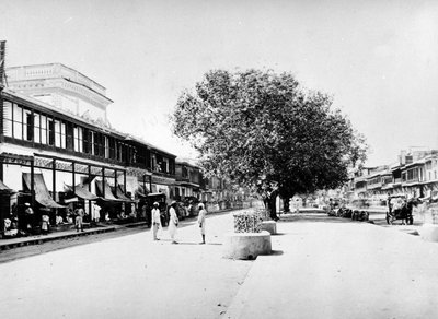 Chandni Chowk, Delhi, ca. 1863-7 von S. and Shepherd, C. Bourne